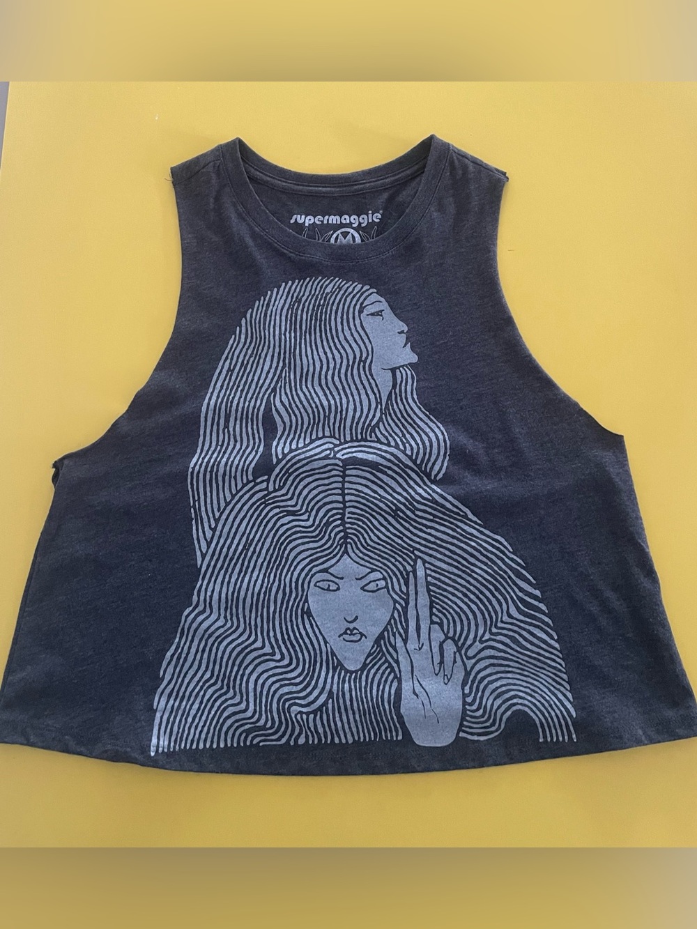 Supermaggie Witches Print Cut Out Tank